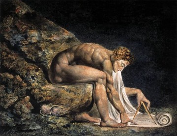 ウィリアム・ブレイク Painting - アイザック・ニュートン ロマン主義 ロマンチックな時代 ウィリアム・ブレイク